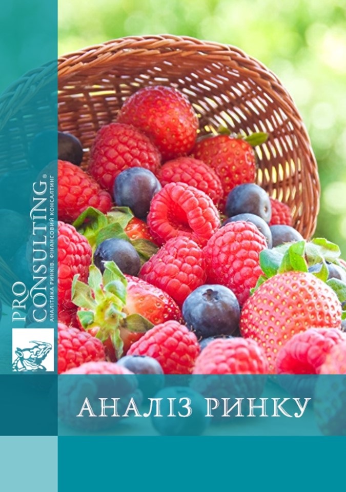 Аналіз ринку ягідних культур (полуниці, малини, чорної смородини) України. 2017 рік